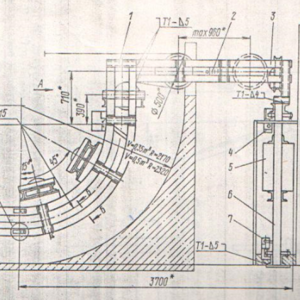 Подъёмник ПСКМ-0,5-75-700